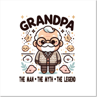 Grandpa: The Man, The Myth, The Legend Posters and Art